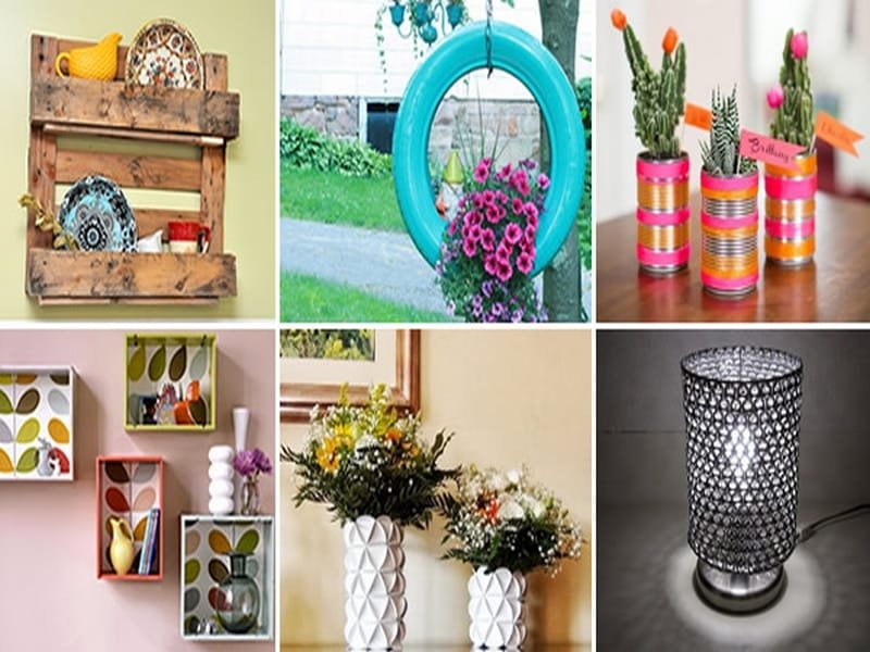 5 Ideias Criativas de Decoração Sustentável com Materiais Reciclados
